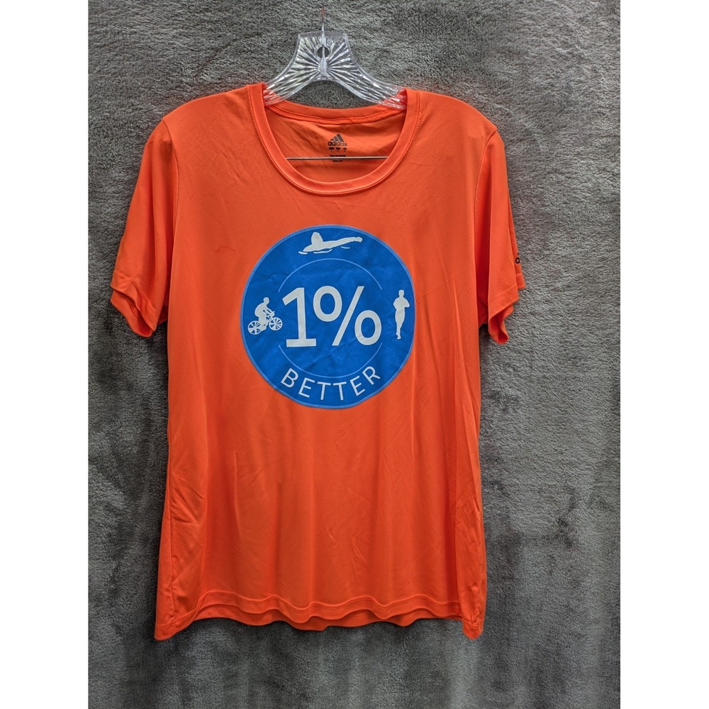 Adidas Tshirt‎ Unisex Large 1 Percent Better Sports Moisture Wicking READ